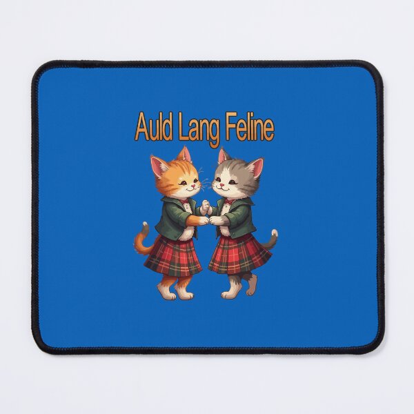 Item preview, Auld Lang Feline Orange Cats Dancing Ceilidh Celebration designed and sold by taiche.