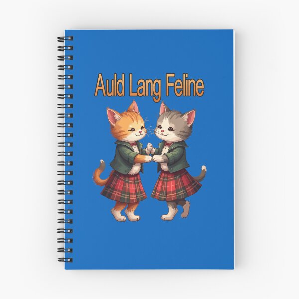 Item preview, Auld Lang Feline Orange Cats Dancing Ceilidh Celebration designed and sold by taiche.