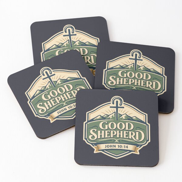 Item preview, Good Shepherd Christian Pastoral – John 10:14 Bible Verse designed and sold by stylishdzign.