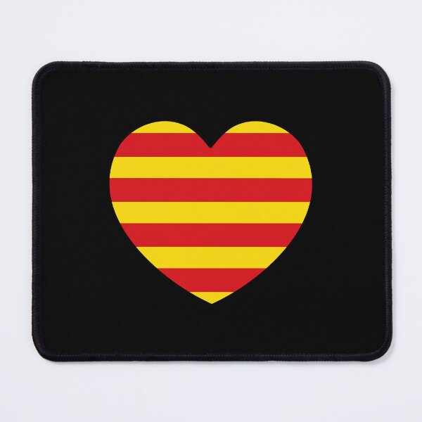 Item preview, Catalonia Flag Heart ES-CT designed and sold by shitpostee.