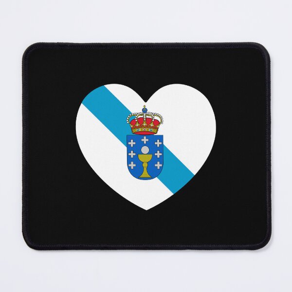Item preview, Galicia Flag Heart ES-GA designed and sold by shitpostee.