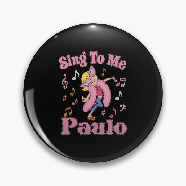 Item preview, Sing To Me Paulo Cute Pink Character Graphic designed and sold by Mind-Drift.