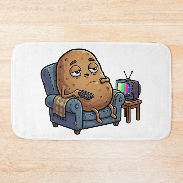 Item preview, Literal Couch Potato Watching TV designed and sold by YNAMREG.