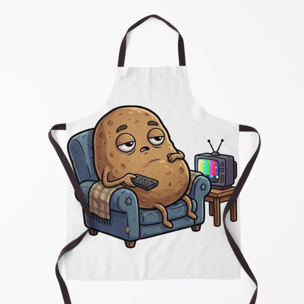 Item preview, Literal Couch Potato Watching TV designed and sold by YNAMREG.