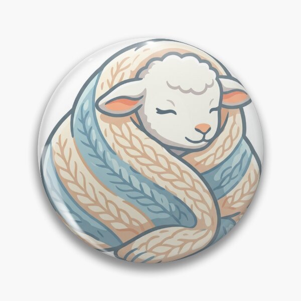 Item preview, Baby Lamb Wrapped in Cozy Blanket designed and sold by YNAMREG.
