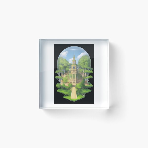 Item preview, Art - Fantastic Architecture, Manga Illustration Inspired by Studio Ghibli designed and sold by AnimeShin.