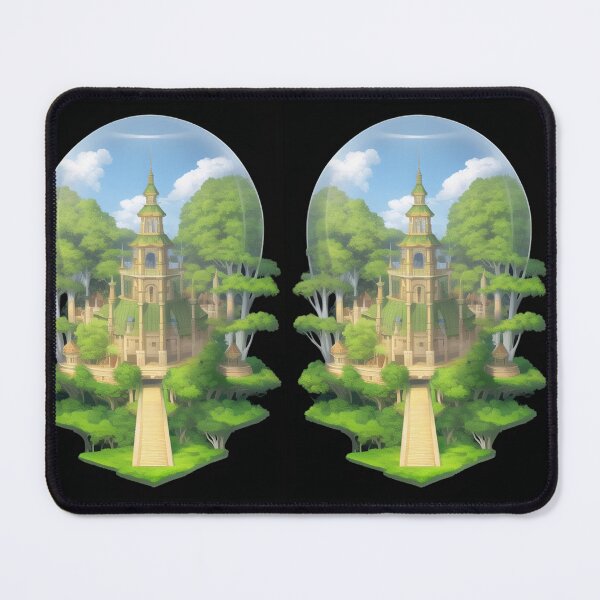 Item preview, Art - Fantastic Architecture, Manga Illustration Inspired by Studio Ghibli designed and sold by AnimeShin.