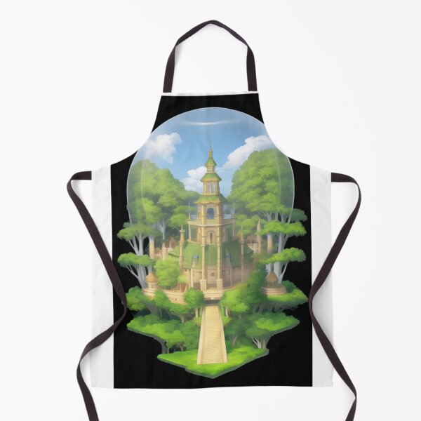 Item preview, Art - Fantastic Architecture, Manga Illustration Inspired by Studio Ghibli designed and sold by AnimeShin.