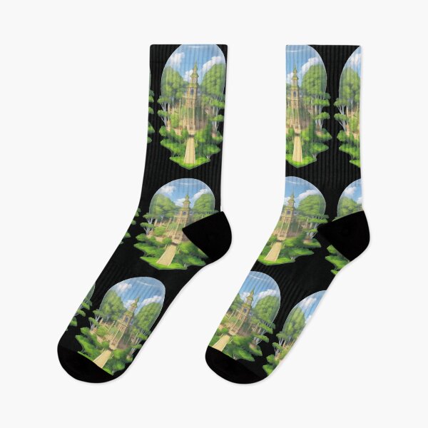 Item preview, Art - Fantastic Architecture, Manga Illustration Inspired by Studio Ghibli designed and sold by AnimeShin.