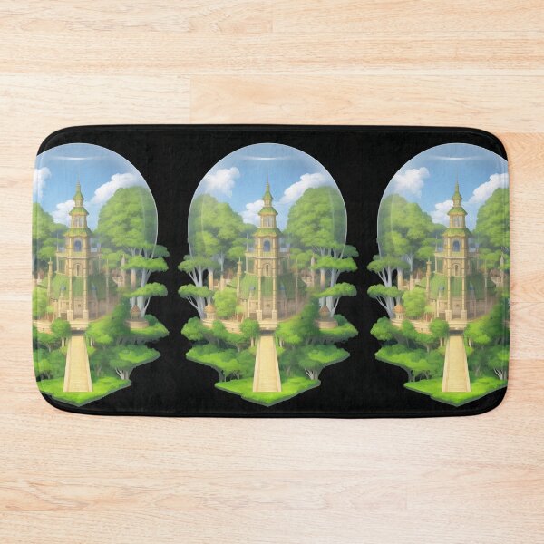 Item preview, Art - Fantastic Architecture, Manga Illustration Inspired by Studio Ghibli designed and sold by AnimeShin.