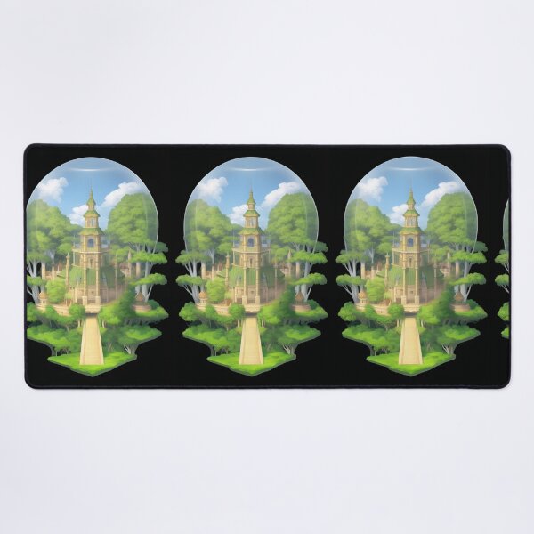 Item preview, Art - Fantastic Architecture, Manga Illustration Inspired by Studio Ghibli designed and sold by AnimeShin.