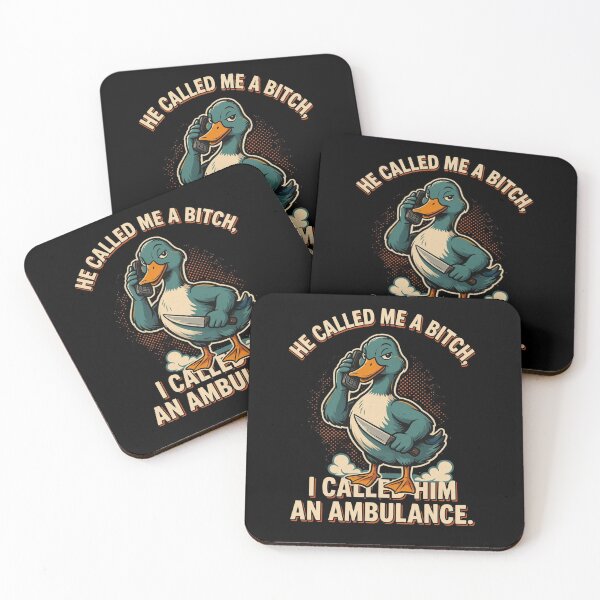 Item preview, He Called Me A Bitch I Called Him an Ambulance Funny Woman Design designed and sold by DarkRelicStudio.