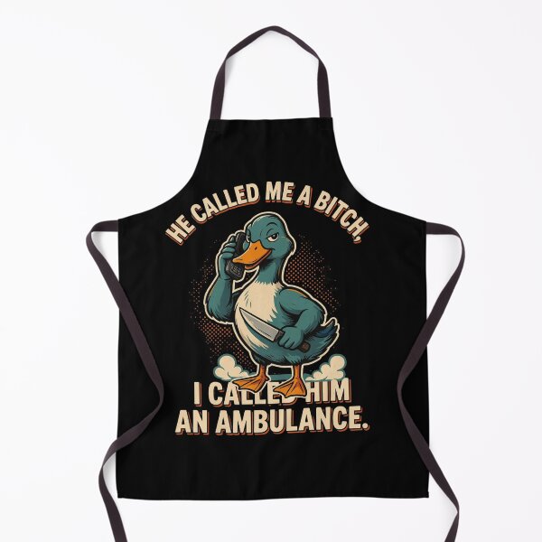 Item preview, He Called Me A Bitch I Called Him an Ambulance Funny Woman Design designed and sold by DarkRelicStudio.