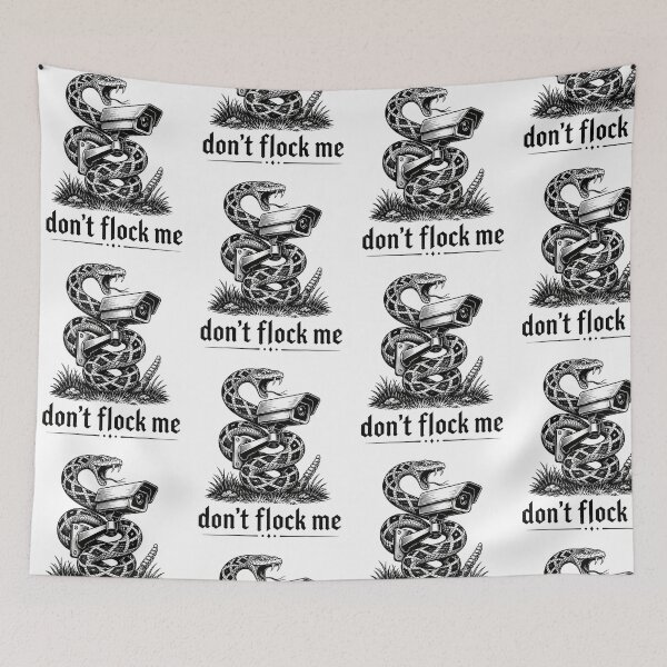 Item preview, Don't Flock Me Funny Snake Security Camera Gothic designed and sold by Mind-Drift.