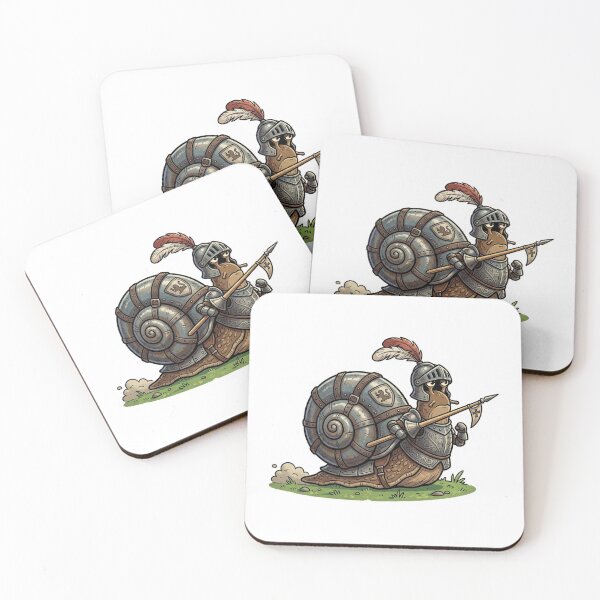 Item preview, Medieval Knight Snail Jousting designed and sold by YNAMREG.