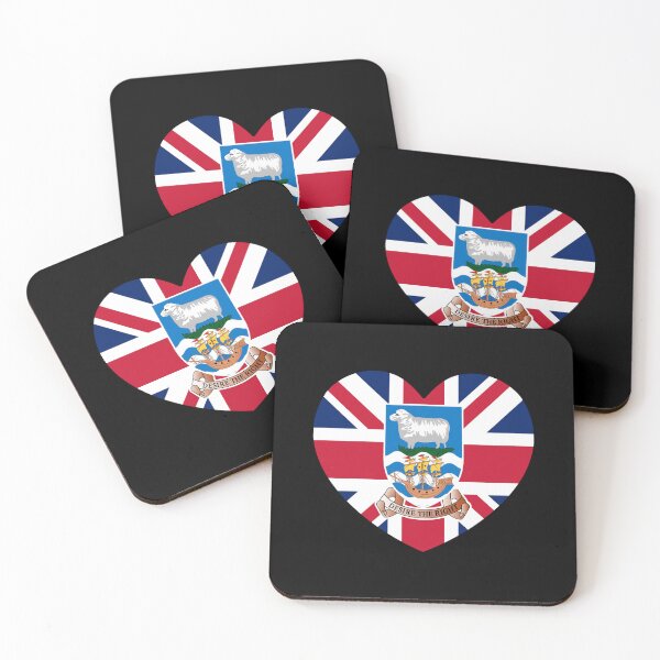 Item preview, Falkland Islands Flag Heart FK designed and sold by shitpostee.