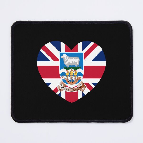 Item preview, Falkland Islands Flag Heart FK designed and sold by shitpostee.