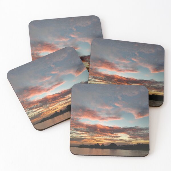 Item preview, Vibrant Sunset Sky Over the River designed and sold by Dollacha.