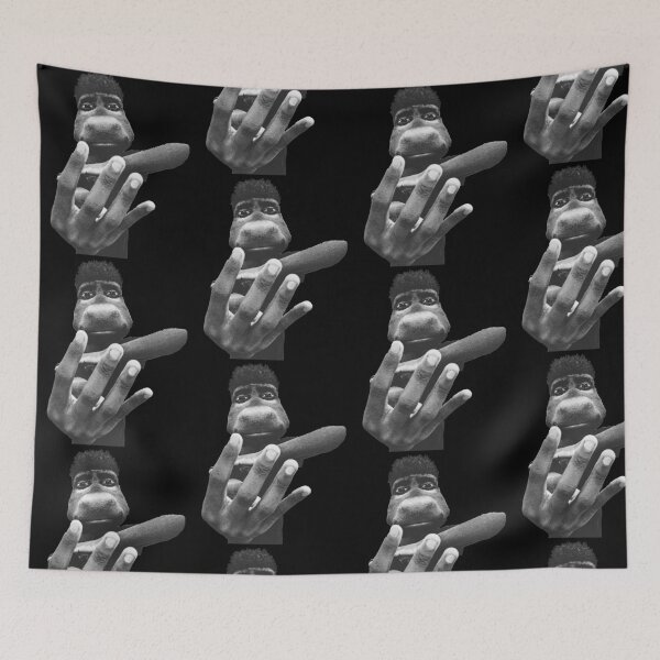 Item preview, Donkey Four Fingers Reaction Meme designed and sold by Mind-Drift.