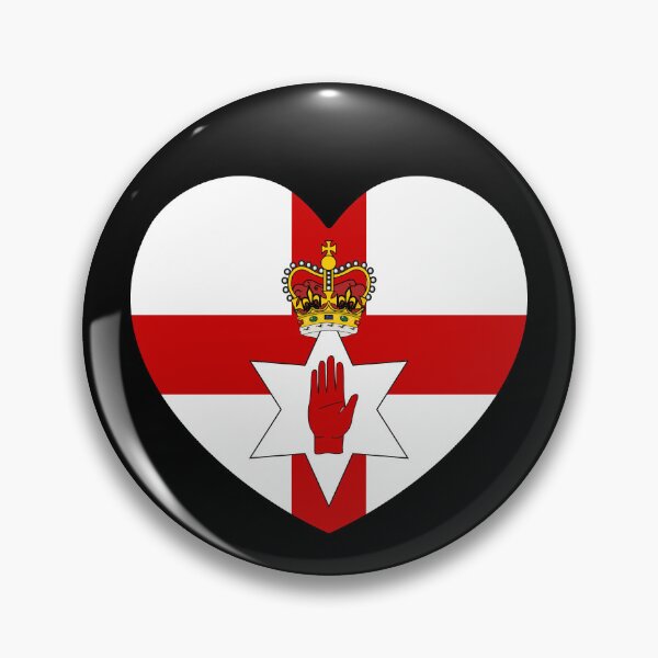 Item preview, Northern Ireland Flag Heart GB-NIR designed and sold by shitpostee.