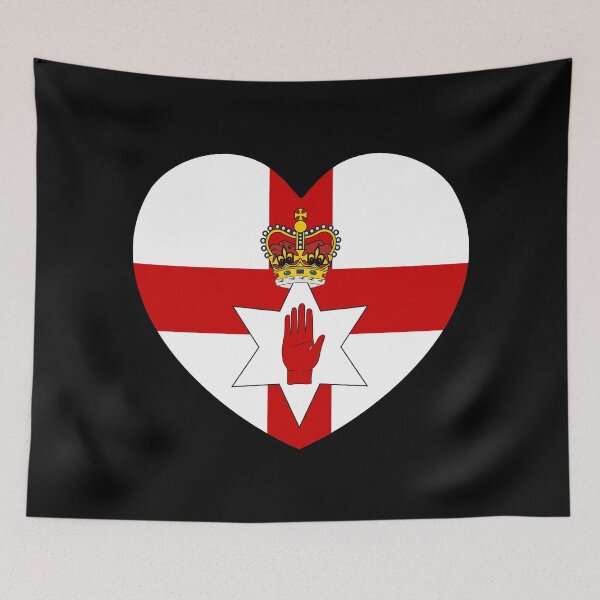 Item preview, Northern Ireland Flag Heart GB-NIR designed and sold by shitpostee.