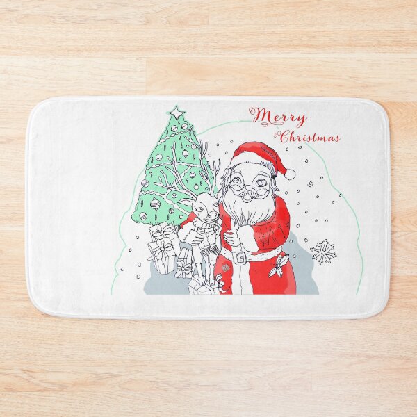 Item preview, Merry Christmas - Santa Claus, Reindeer, Tree, Gifts (Original Art by ACCI)  designed and sold by VanyssaGraphics.