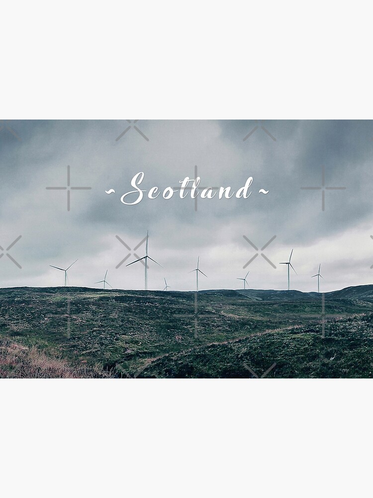 Wind Turbines in the Scottish Highlands by BethsdaleArt