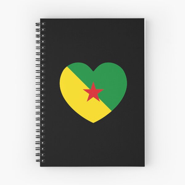 Item preview, French Guiana Flag Heart GF designed and sold by shitpostee.