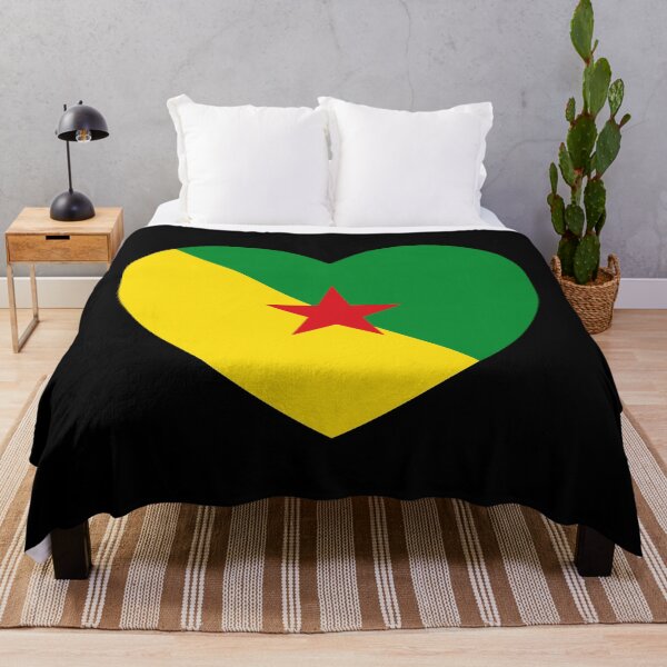 Item preview, French Guiana Flag Heart GF designed and sold by shitpostee.