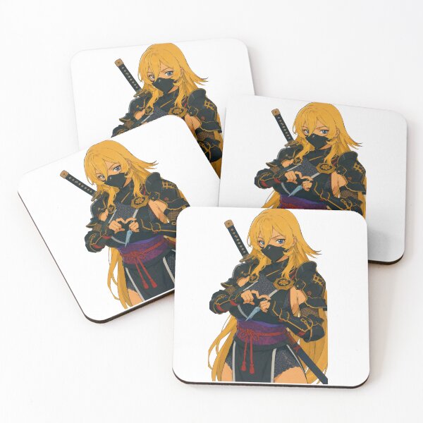 Item preview, Masked Ninja Warrior Fan Art | Blonde Shinobi Girl | Classic Western Animation Style designed and sold by  Hollow Moon Studios..