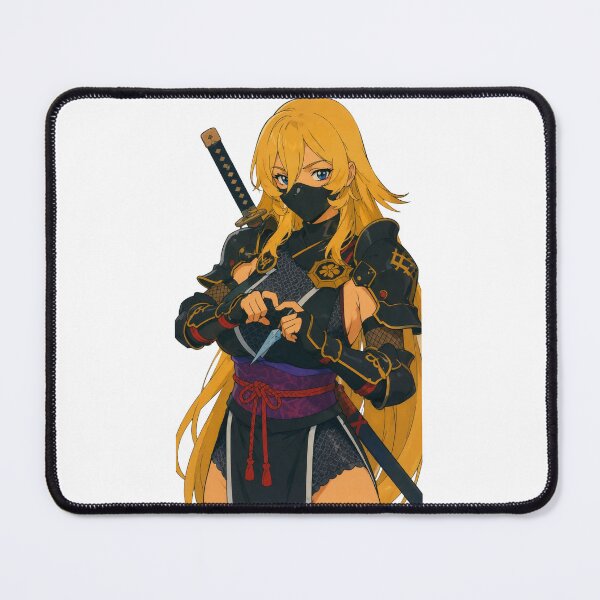Item preview, Masked Ninja Warrior Fan Art | Blonde Shinobi Girl | Classic Western Animation Style designed and sold by Hollow Moon Studios..