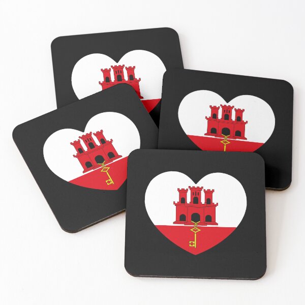 Item preview, Gibraltar Flag Heart GI designed and sold by shitpostee.