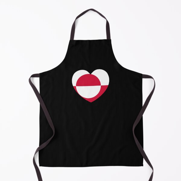 Item preview, Greenland Flag Heart GL designed and sold by shitpostee.