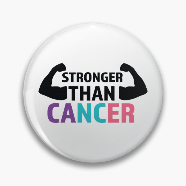 Item preview, Thyroid cancer, Stronger than cancer, pink purple teal Ribbon designed and sold by BlueDiamond-19.