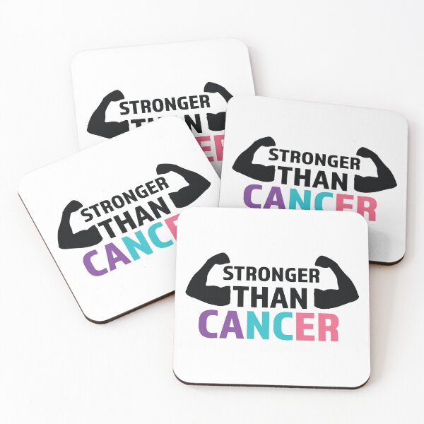 Item preview, Thyroid cancer, Stronger than cancer, pink purple teal Ribbon designed and sold by BlueDiamond-19.