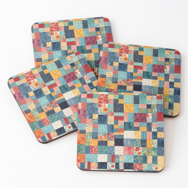 Item preview, Patchwork Quilt Pattern designed and sold by MaverlyShop.