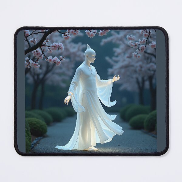 Item preview, The Tai Chi Master of Moonlit Elements: Ethereal Milk Fluid Dynamics Canvas designed and sold by Creative-RE.