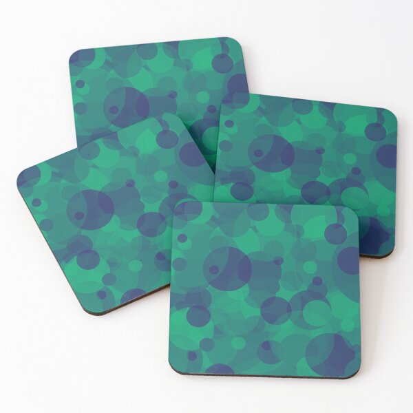 Item preview, Colorful Bubble Tiles Teal & Blue designed and sold by TackyTime.
