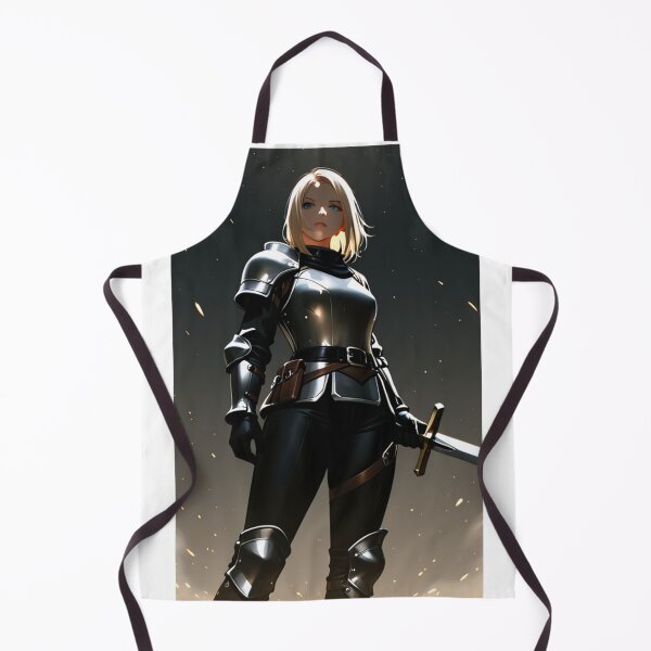 Item preview, Art - Fantastic Female Warrior, Heroic Figure in Medieval Armor designed and sold by AnimeShin.