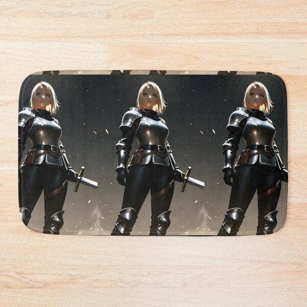 Item preview, Art - Fantastic Female Warrior, Heroic Figure in Medieval Armor designed and sold by AnimeShin.