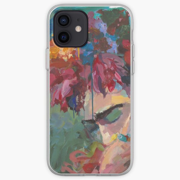 Con flores Funda blanda para iPhone