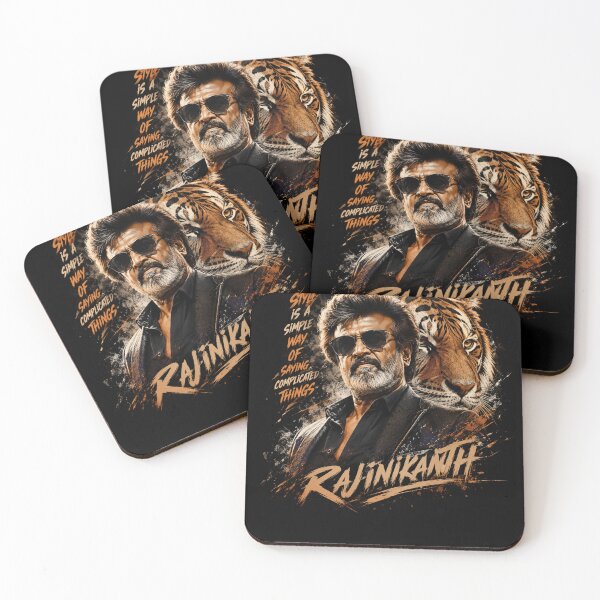 Item preview, Rajinikanth & Tiger | Legendary Style Graphic T-Shirt designed and sold by CRAZYpaterns.