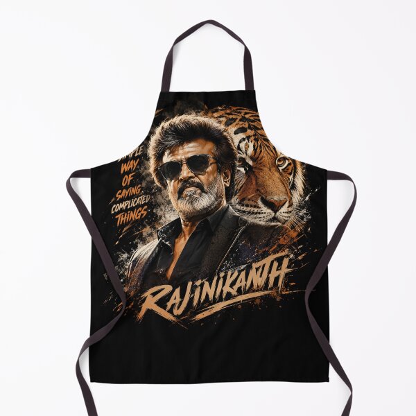 Item preview, Rajinikanth & Tiger | Legendary Style Graphic T-Shirt designed and sold by CRAZYpaterns.