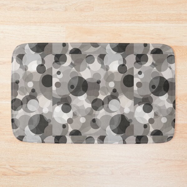 Item preview, Happy Bubble Tiles Black & White designed and sold by TackyTime.