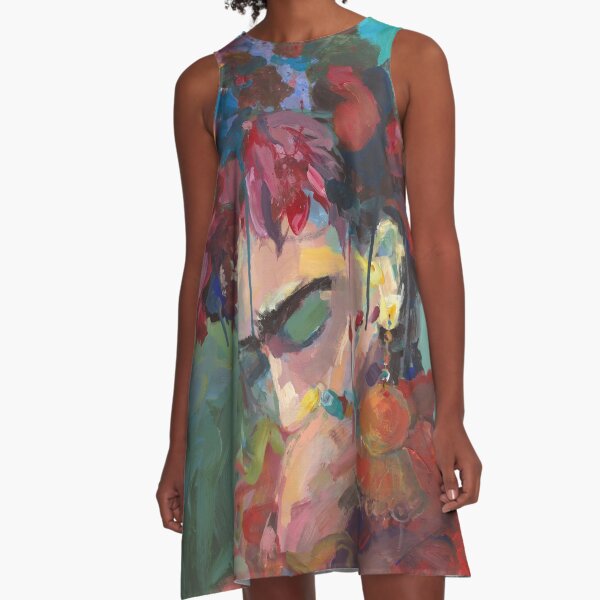 Con flores Vestido acampanado