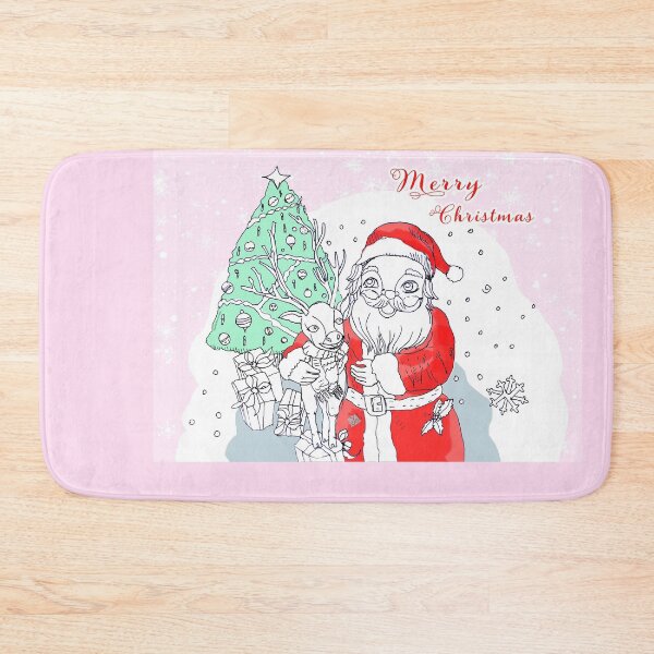 Item preview, Merry Christmas - Santa Claus, Reindeer, Tree, Gifts (Original Art by ACCI)  designed and sold by VanyssaGraphics.
