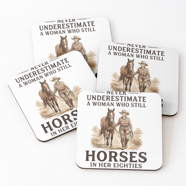 Item preview, Never Underestimate A Woman Who Still Horses In Her Eighties  designed and sold by Gbriel3.