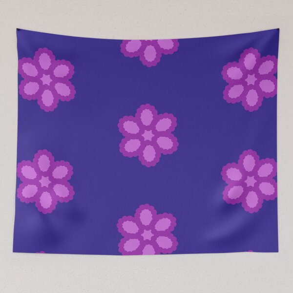 Item preview, Purple Hippie Flower Pattern  designed and sold by RoydonRoadTees.