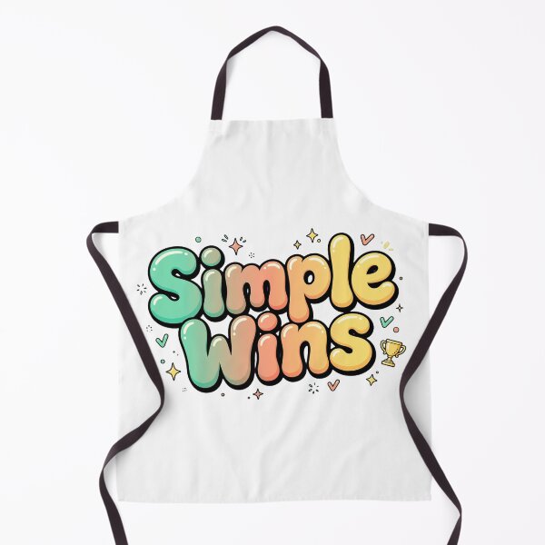 Item preview, Simple Wins Mint Peach Yellow Gradient Trophy Retro Quote designed and sold by AuraVibesArts .