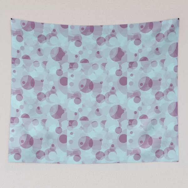Item preview, Colorful Bubble Tiles Blue & Purple designed and sold by TackyTime.